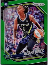 2025 Panini Prizm WNBA #83 Aziaha James Green Prizm