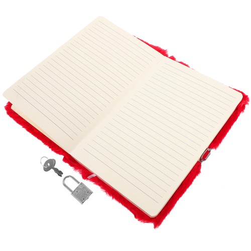 Student Diary Travel Child Furry Journal for Women Fluffy Notebook - Picture 9 of 12