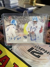 Chris Johnson Vince Young Auto 2022 Team Tandems SSP Titans