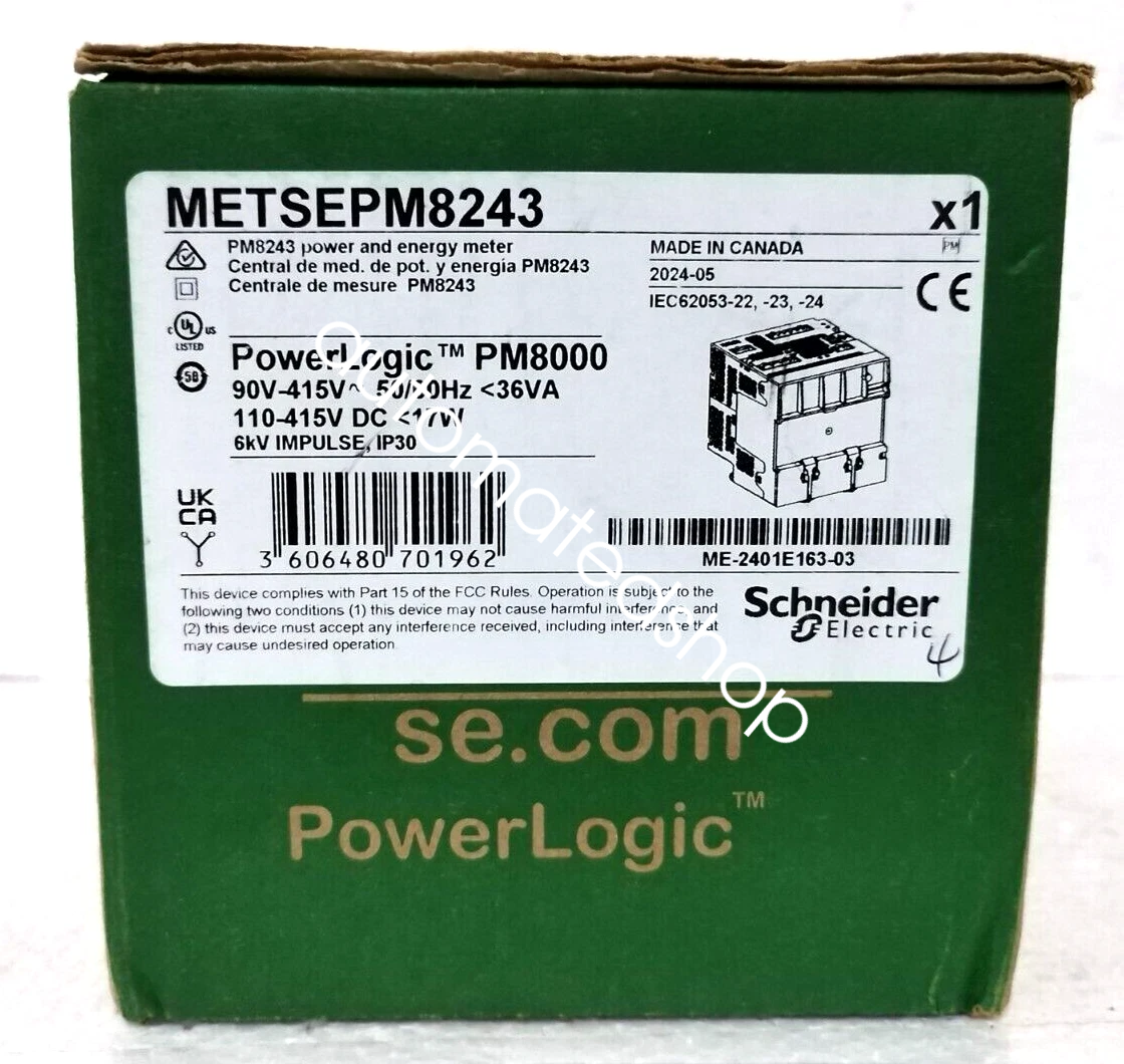 1PCS METSEPM8243 Brand New Power Logic PM8000 Power Meter METSEPM8243