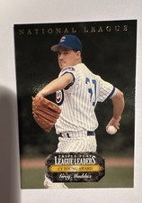 1993 Triple Play - League Leaders Greg Maddux, Dennis Eckersley #L2