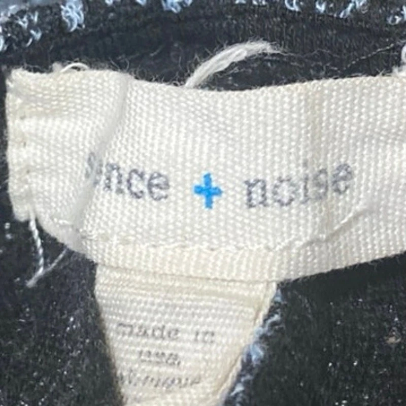 Mini Vestido ceñido al cuerpo Silence + Noise Negro Azul Sin Mangas Espalda Corredora Talla S Foto 3 de 4