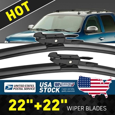 Front Windshield Wiper Blades Bracketless OEM High QUALITY 22''22'' Top Quality
