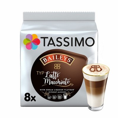 Tassimo Baileys Latte Macchiato (2-Pack) - Dark Roast - Pod - 16 Count - For Tas