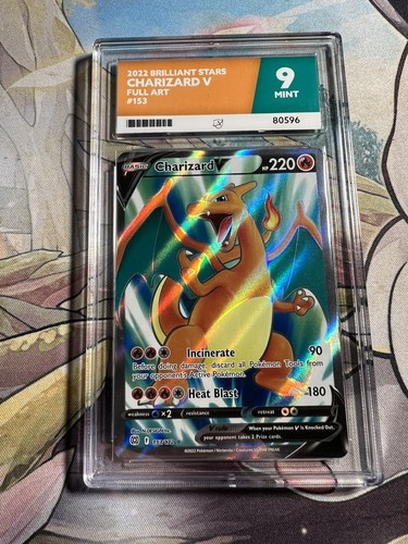 Charizard V graded ACE 9 for sale on eBay
