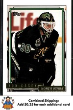 Jon Casey 1992-93 Topps #379 Gold Minnesota North Stars