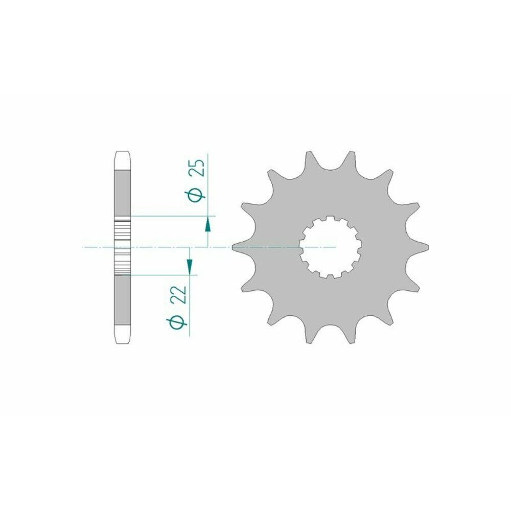 Standard Steel Pinion 28401-Step 525 For Motorcycle Parts Accessories