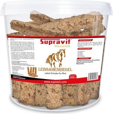Supravit Leinsamen Leckerli &ndash; 2kg der etwas gr&ouml;&szlig;ere Belohnungssnack f&uuml;r Pferde
