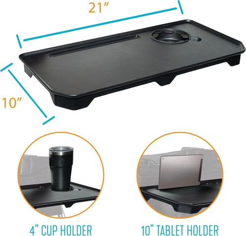 Versatile Walker & Rollator Tray with Cup Holder - Lightweight and Removable - Picture 5 of 8