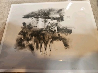 Vintage Reginald Pollack ''Rider'' Photographic Study Print University of Nebraska