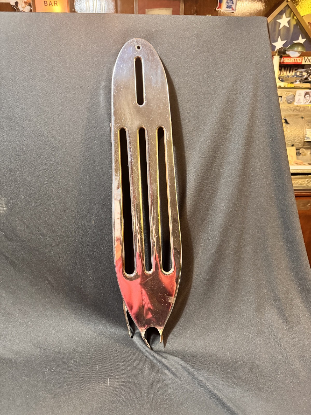 Rear Carrier Rack  Chrome 1950s Era Beach Cruiser 4 Holes