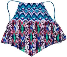 Kenneth Cole In Aruba High Neck Tankini Swimwear Bikini Top Women s Size XL