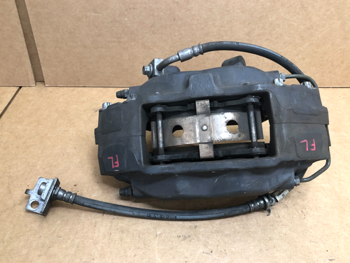 12-20 Tesla Model S Driver Side Front Left Grey Brake Caliper OEM BTP1 - Picture 2 of 7