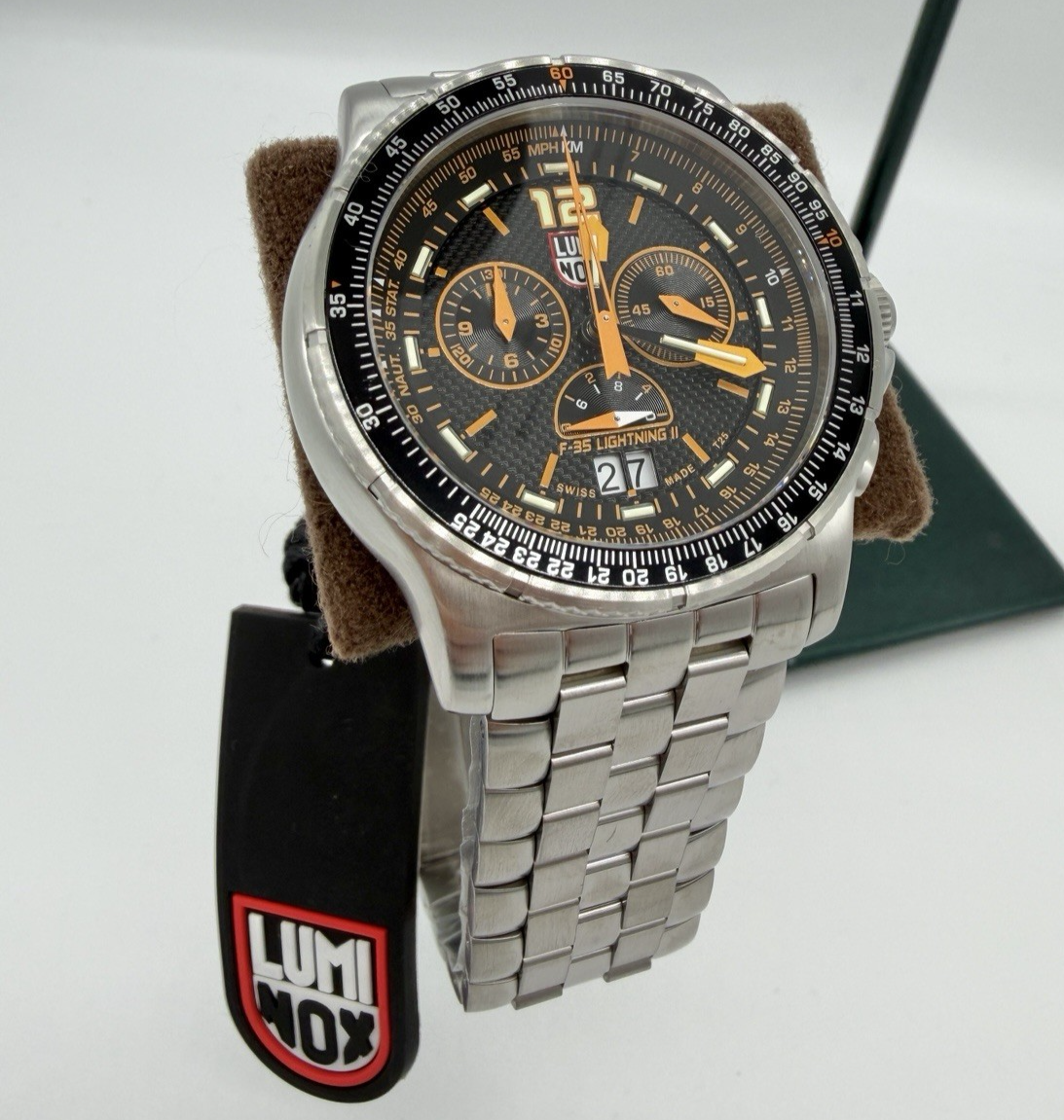Luminox F-35 Lightning II Fighter Steel Chronograph Watch XA