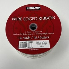 Kirkland Wire Edged Ribbon 50 yards x 2.5 inches