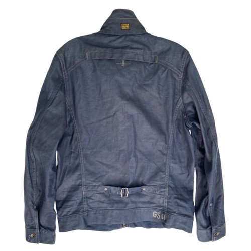 G-Star New Riley Slim Denim Jacket in Blue L Streetwear Street Style EUC - Picture 4 of 12