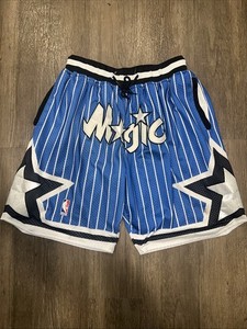 ウェア JUST DON MITCHELL & NESS Magic Shorts Men's M&N x Just Don White Orlando Magic Swingman Fashion Shorts