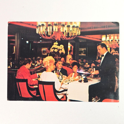 Chez Vendome David William Hotel Florida Vintage Unposted Postcard