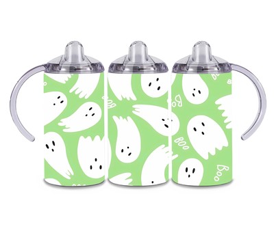 12 Unzen Baby Kleinkind Schnabeltasse TK Maxx Stil Viral Halloween Geist Becher grün