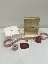 Authentic Chanel   Six Piece Gift Box Set with Ribbon Gift Tags With Envelope