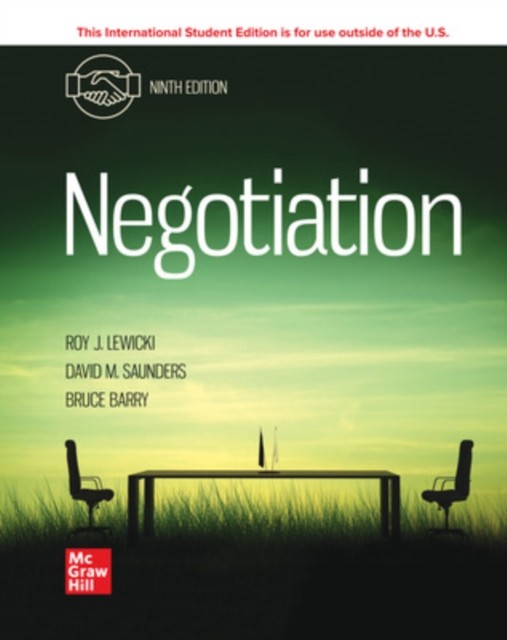 Negotiation ISE by Bruce Barry (Paperback Book)