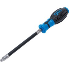 BGS 7825 Schraubendreher mit flexiblem Rundgriff Au&szlig;envierkant 6,3mm (1/4")