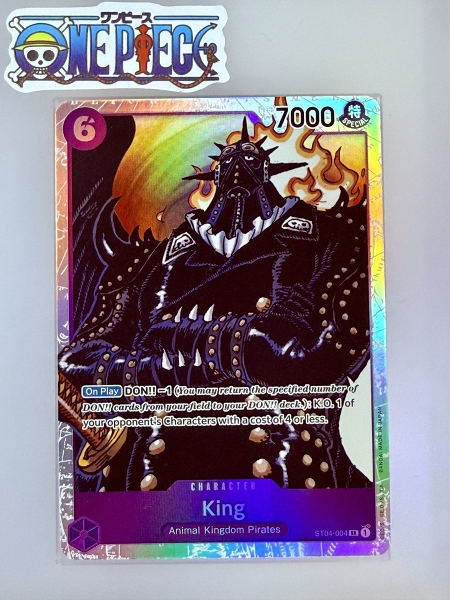 ST04-004 King Super Rare Non-Foil One Piece TCG Card