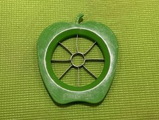Farberware Apple Slicer Corer Tool - Green Apple Shaped - 8 Blade Wedger