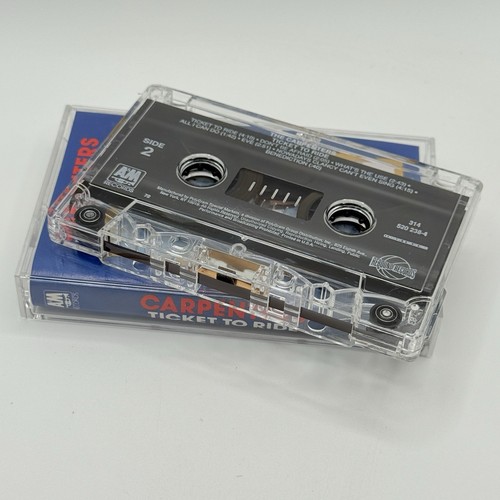 VG++ CARPENTERS "TICKET TO RIDE" Cassette A&M 1969 1986 REMASTER Pristine Cond. - Picture 7 of 7