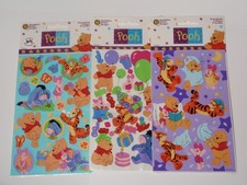Lot 3 Packs Sandylion Winnie the Pooh Stickers