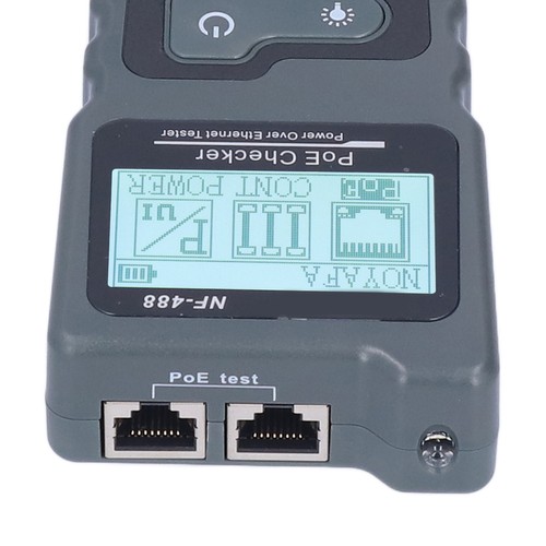 NF ‑ 488 LCD Ethernet POE Tester Automatische Identifizierung POE Detector BAK - Afbeelding 8 van 22