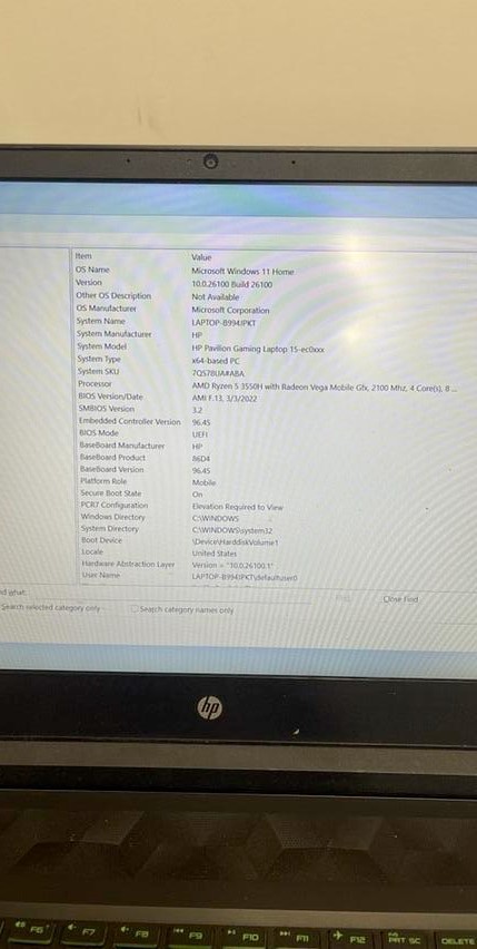 HP Pavilion Gaming 15-ec0751ms AMD Ryzen 3550H GB RAM 256 GB