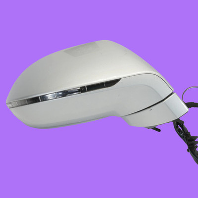  2013-2015 Audi A7 S7 Right Passenger Side Mirror w/Memory Blind Spot SILVER