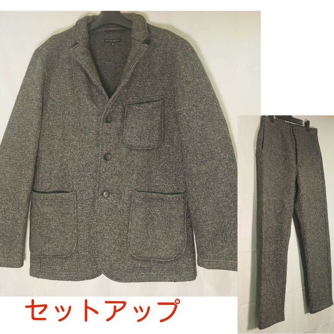 Engineered Garments Gray Wool Blend Jacket & Pant… - image 1