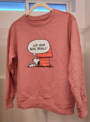 Snoopy ''Just Your Basic Beagle'' Sweatshirt Teen 14 To 15 Years Peanuts WW 150 Sz