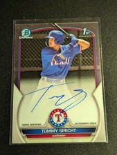 2023 Bowman #CPA-TS Tommy Specht Chrome Prospects Autographs