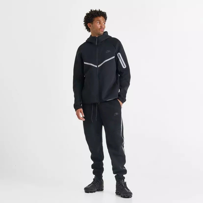 $270 NIKE AIR SPORTSWEAR REFLECT TECH FLEECE WINDRUNNER HOODIE & JOGGERS sz M/L