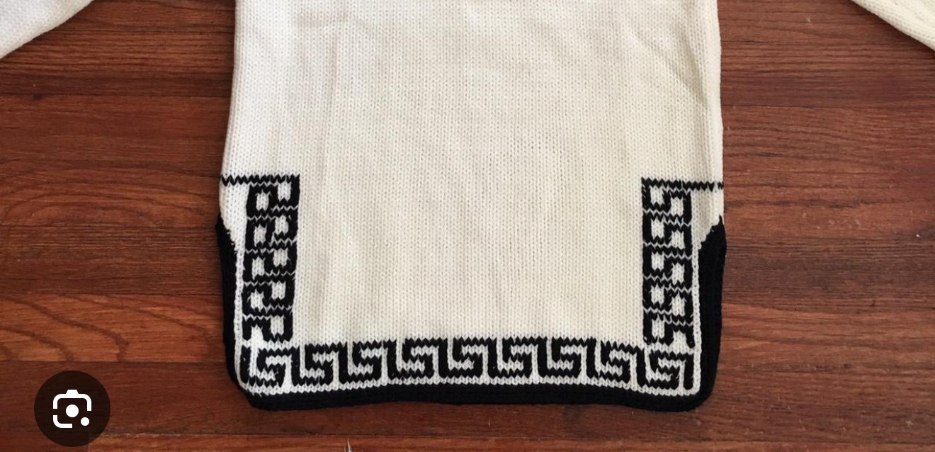 Vintage Carol Brent Montgomery Ward Sweater 60’s/70’s High Collar Grandma Sz M