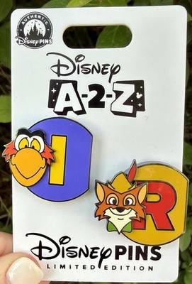 2026 Disney Parks Pin A-2-Z Countdown Series I Iago R Robin Hood LE 1250