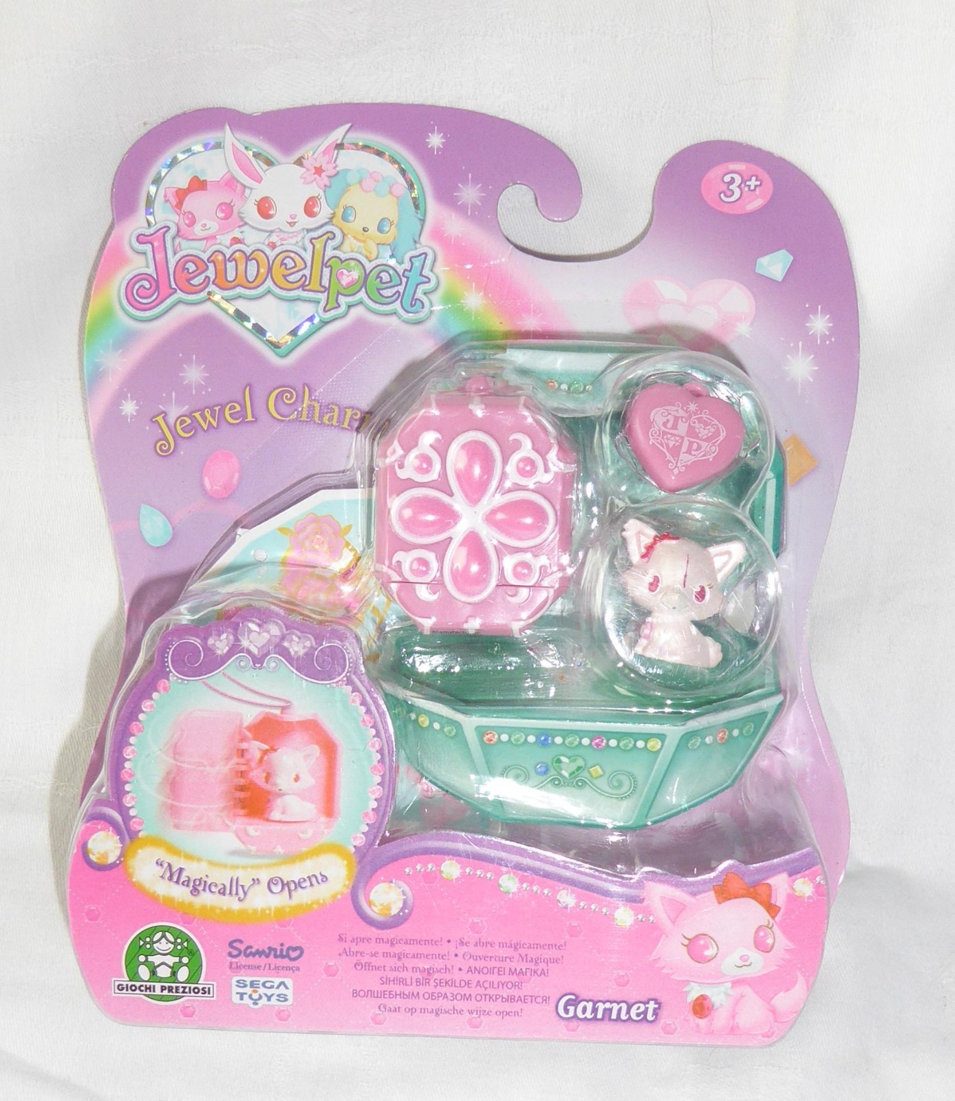 GARNET SANRIO- TOYS - GIOCHI PREZIOSI - JEWEL PET - JEWEL CHARMS - OVP