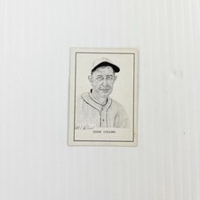 Vintage 1950 Callahan Hall of Fame Eddie Collins Baseball Trading Card