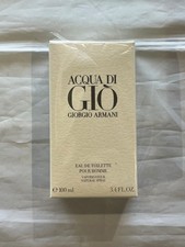 Giorgio Armani Acqua Di Gio Pour Homme EDT Spray 3.4 fl oz Regular Size Opened