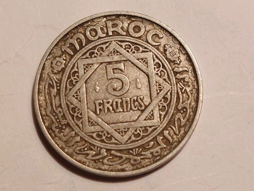 Moneta Marocco: 5 franchi 1370 (1951)