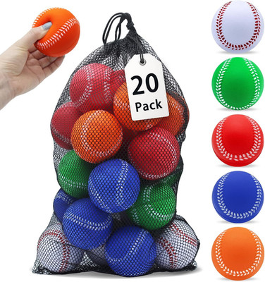 Baseball,Foam Baseballs Training Baseballs Unmarked Practice Baseball for Hittin