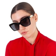 Versace Dark Gray Square Ladies Sunglasses VE4418 GB1/87 56 VE4418 GB1/87 56