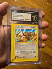 (POP 3) CGC 10 PRISTINE 2003 Pokemon Skyridge Farfetch'd 55/144 Card
