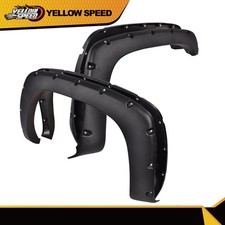 Pocket Style Rivet Fender Flares 4pcs Fit For 1999-2006 Chevy Silverado Sierra