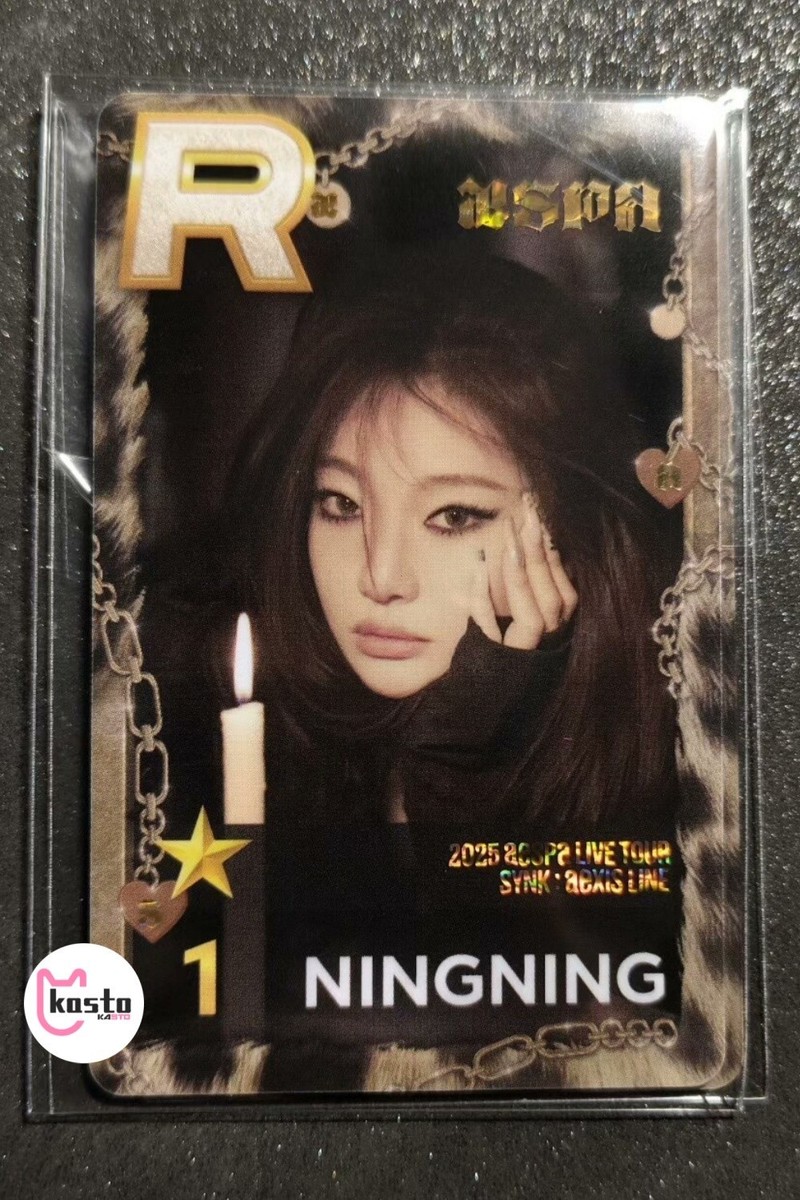 Aespa SMTOWN SUPERSTAR 2025 LIVE TOUR SYNK OFFICIAL PHOTOCARD PC