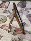 Antique Vintage French Ormolu Brass Small Picture Photo Frame Easel Tabletop  — photo 9