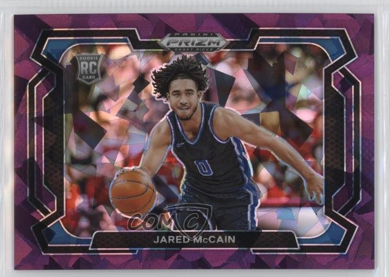 2024 Panini Prizm Draft Picks Purple Ice Variations 114/149 Jared McCain #35 1yj